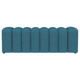 Summer Peacock Blue Accent Bench - Ornate Home