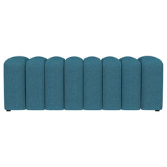 Summer Peacock Blue Accent Bench - Ornate Home
