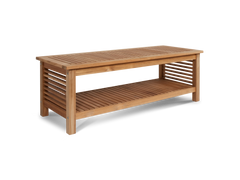Summer Rectangular Teak Outdoor Coffee Table - Ornate Home