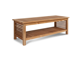 Summer Rectangular Teak Outdoor Coffee Table - Ornate Home