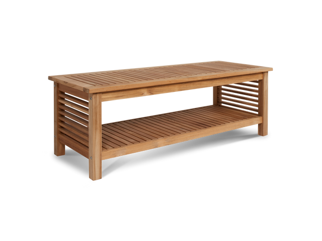 Summer Rectangular Teak Outdoor Coffee Table - Ornate Home