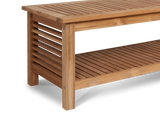 Summer Rectangular Teak Outdoor Coffee Table - Ornate Home
