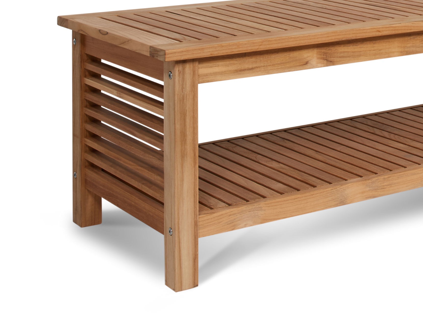 Summer Rectangular Teak Outdoor Coffee Table - Ornate Home