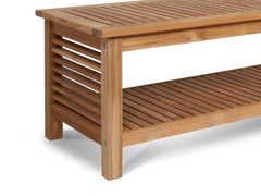 Summer Rectangular Teak Outdoor Coffee Table - Ornate Home