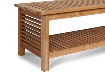 Summer Rectangular Teak Outdoor Coffee Table - Ornate Home