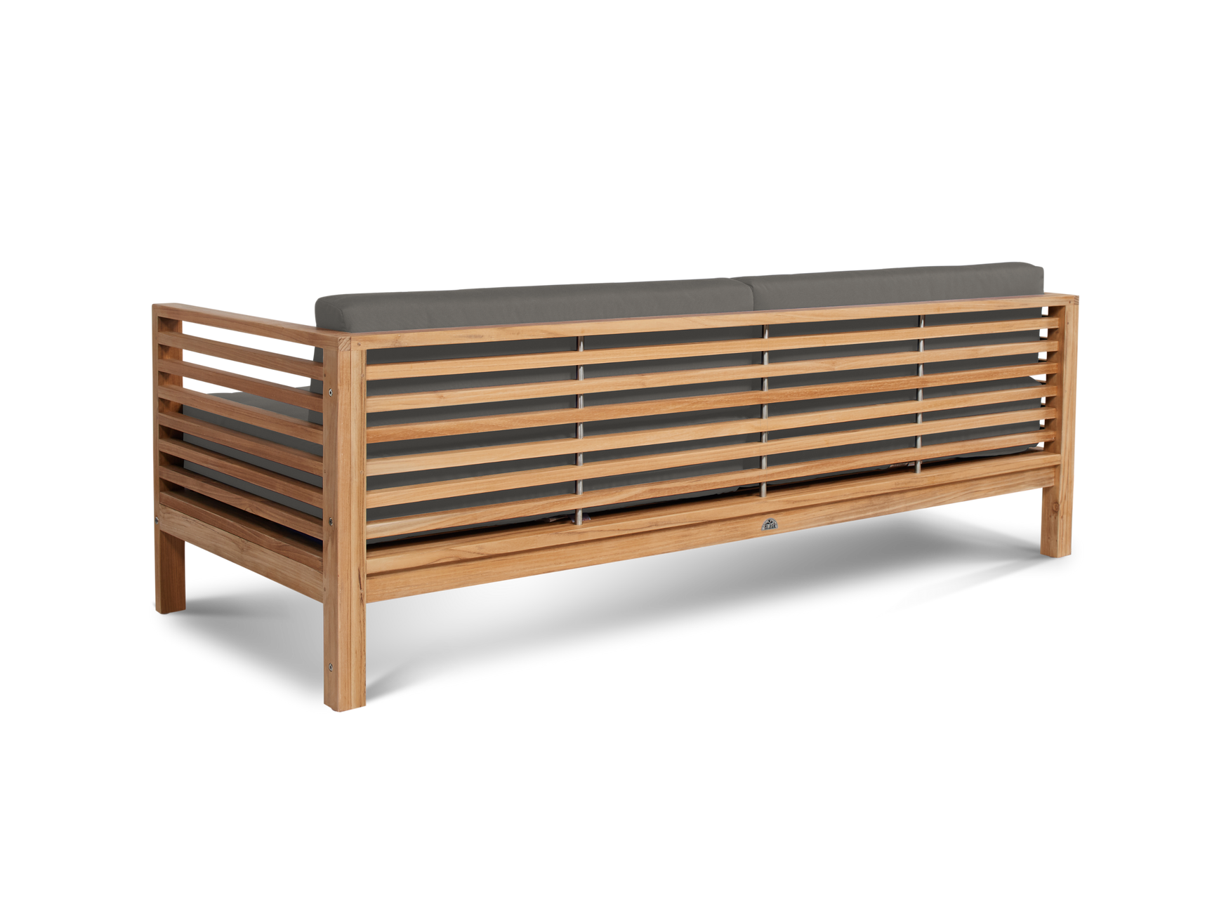 Summer Teak Charcoal Outdoor Sofa with Sunbrella® Cushion - Ornate Home