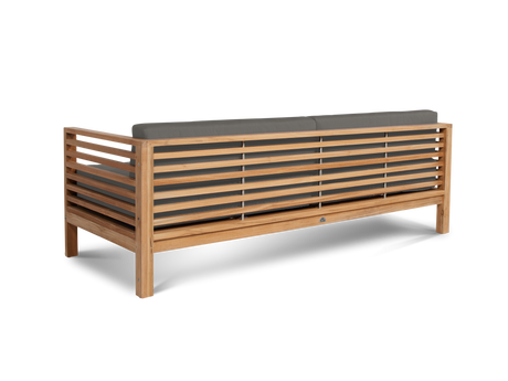 Summer Teak Charcoal Outdoor Sofa with Sunbrella® Cushion - Ornate Home