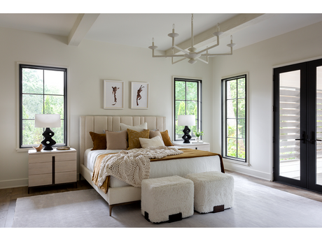 Summerland Snow King Upholstered Bed - Ornate Home