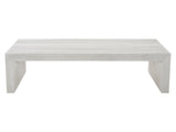 Summerton Sandblasted White Cocktail Table - Ornate Home