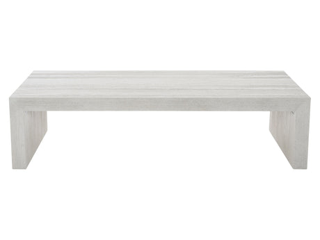 Summerton Sandblasted White Cocktail Table - Ornate Home