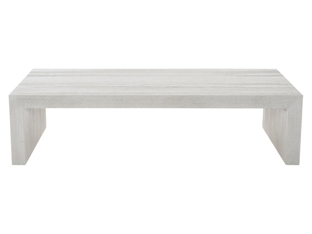 Summerton Sandblasted White Cocktail Table - Ornate Home