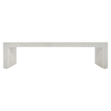 Summerton Sandblasted White Cocktail Table - Ornate Home
