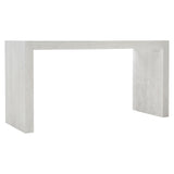 Summerton Sandblasted White Console Table - Ornate Home