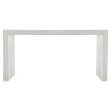 Summerton Sandblasted White Console Table - Ornate Home