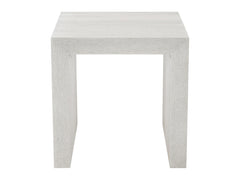 Summerton Sandblasted White Side Table - Ornate Home