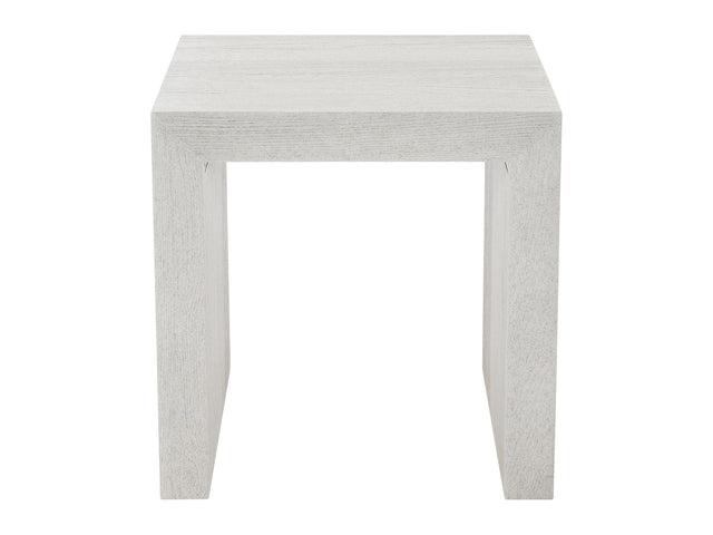 Summerton Sandblasted White Side Table - Ornate Home