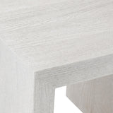 Summerton Sandblasted White Side Table - Ornate Home
