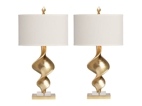 Summit Gold Table Lamp (Set of 2) - Ornate Home