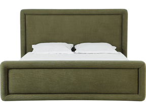 Summit Moss Upholstered King Bed - Ornate Home