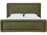 Summit Moss Upholstered Queen Bed - Ornate Home