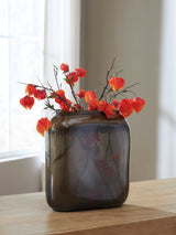 Sumner Gray/Gold Vase (10''H) - Ornate Home