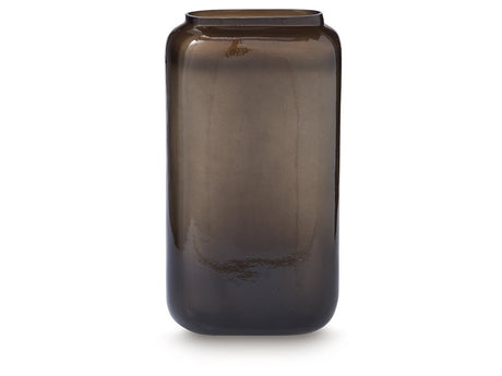 Sumner Gray/Gold Vase (14''H) - Ornate Home