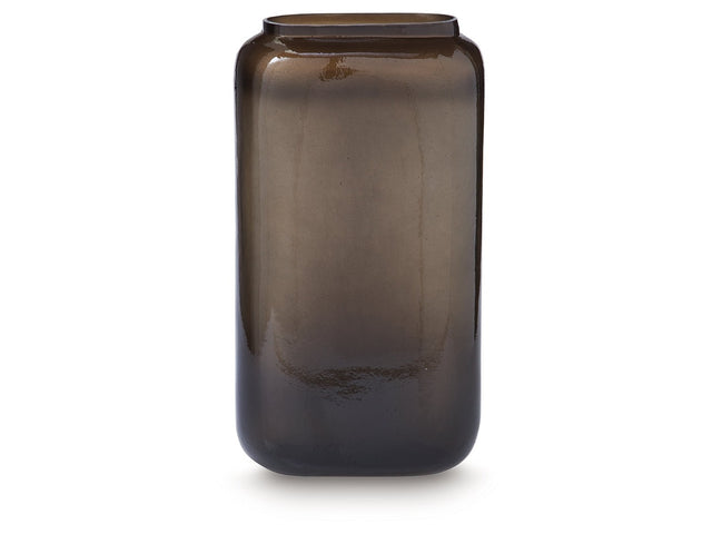 Sumner Gray/Gold Vase (14''H) - Ornate Home