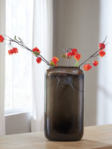 Sumner Gray/Gold Vase (14''H) - Ornate Home