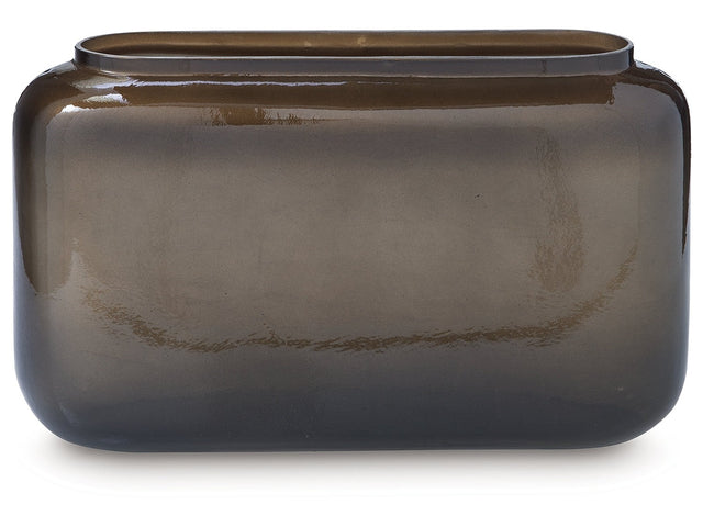 Sumner Gray/Gold Vase (8''H) - Ornate Home