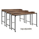 Sumter Brown/Black Bed Desk - Ornate Home