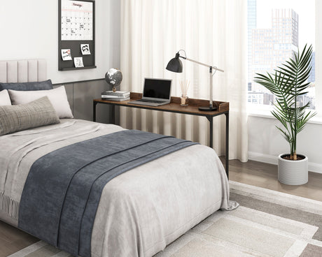 Sumter Brown/Black Bed Desk - Ornate Home