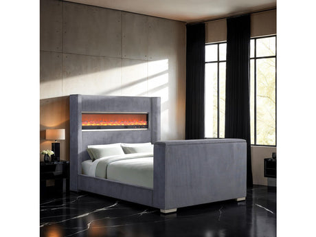 Sumter Gray Queen Bed - Ornate Home