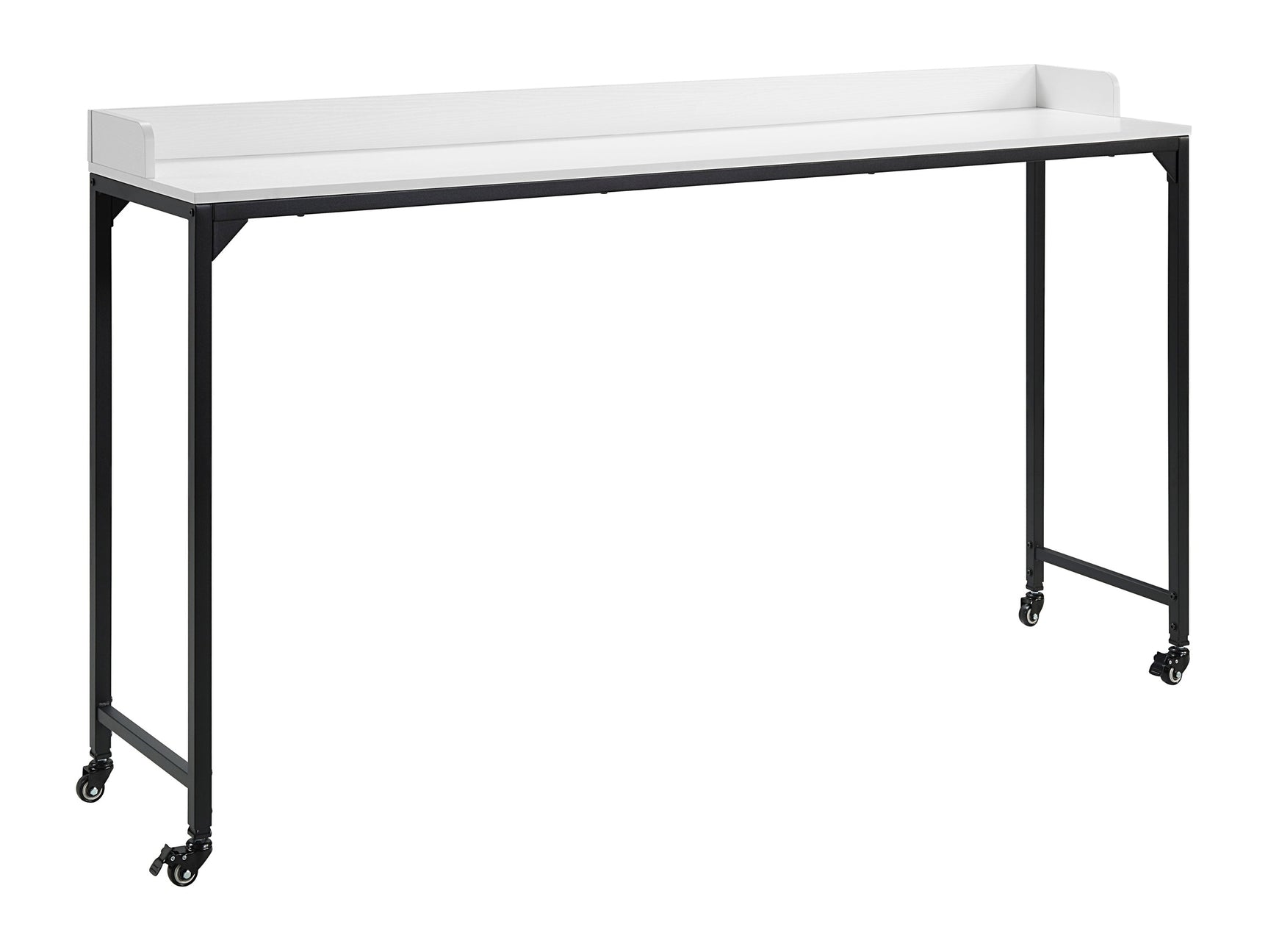 Sumter White/Black Bed Desk - Ornate Home