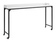 Sumter White/Black Bed Desk - Ornate Home