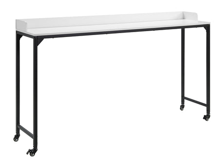 Sumter White/Black Bed Desk - Ornate Home