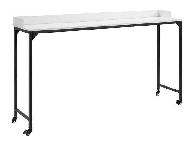 Sumter White/Black Bed Desk - Ornate Home