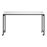 Sumter White/Black Bed Desk - Ornate Home