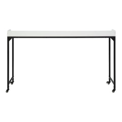 Sumter White/Black Bed Desk - Ornate Home