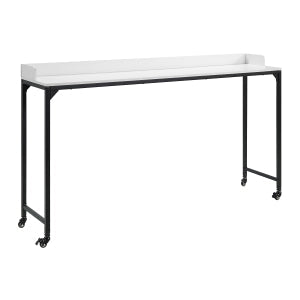 Sumter White/Black Bed Desk - Ornate Home