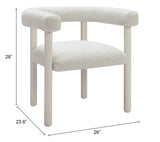 Sunbath White Dining Chair (Set of 2)