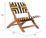 Sunbeam Multicolor Lounge Chair - Ornate Home