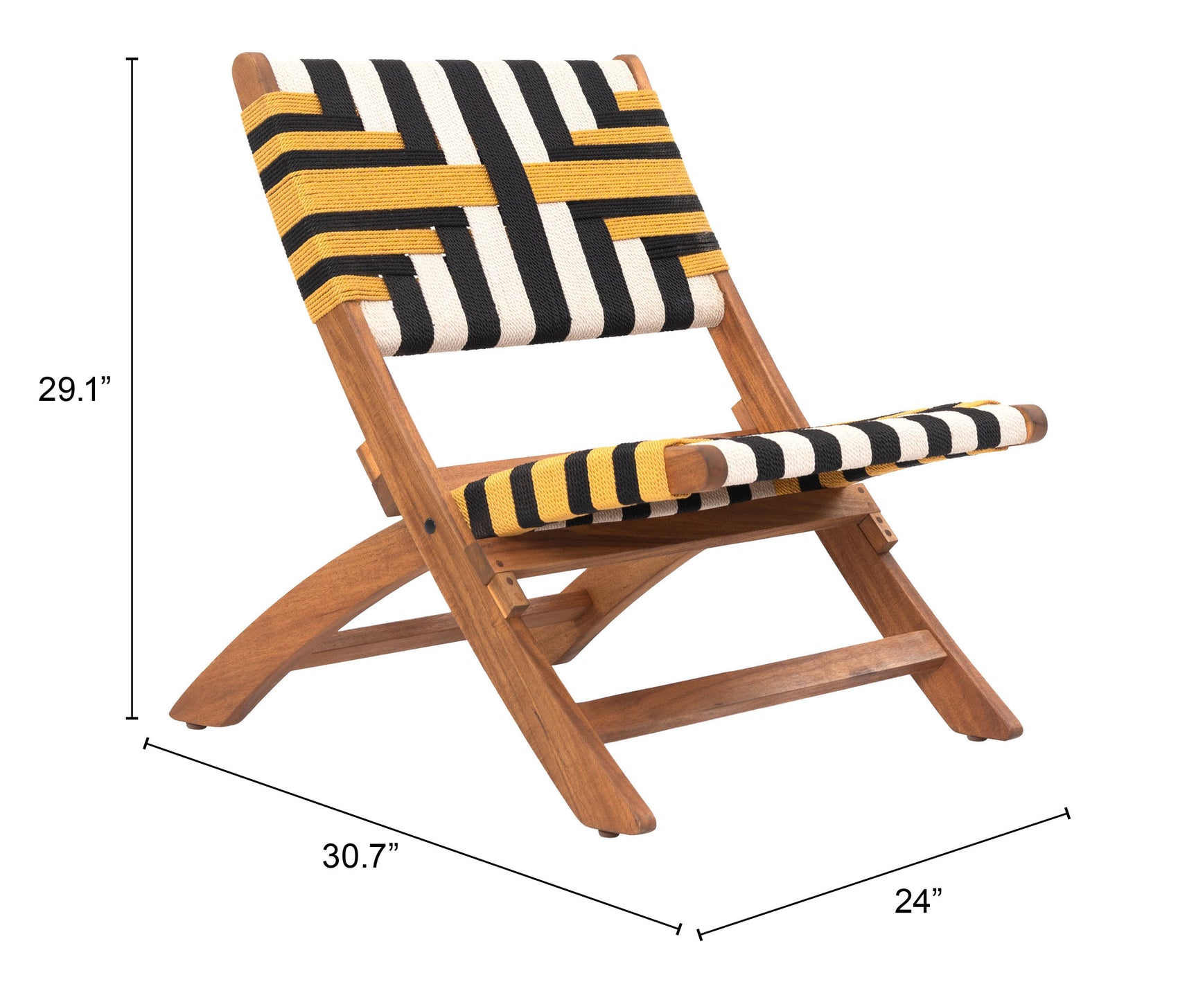 Sunbeam Multicolor Lounge Chair - Ornate Home