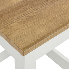 Sunbrook Oak/White Kitchen Stool - Ornate Home