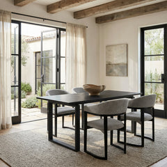 Sundar Black Dining Table - Ornate Home