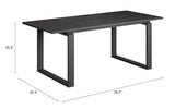 Sundar Black Dining Table - Ornate Home