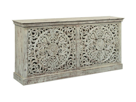 Sundara Brown Four-Door Sideboard - Ornate Home