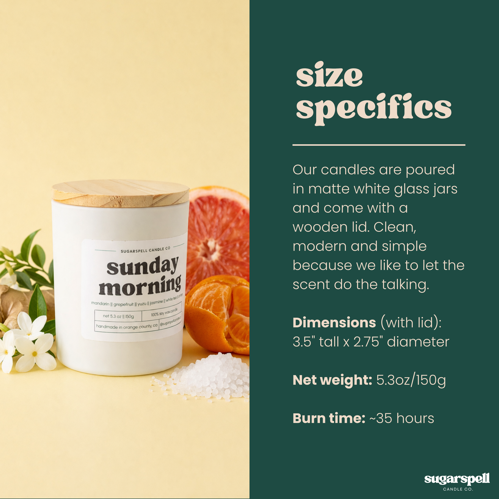 Sunday Morning 5.3oz Soy Candle
