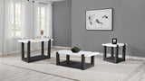 Sundbry White/Black Coffee Table - Ornate Home