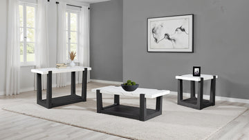 Sundbry White/Black Sofa Table - Ornate Home