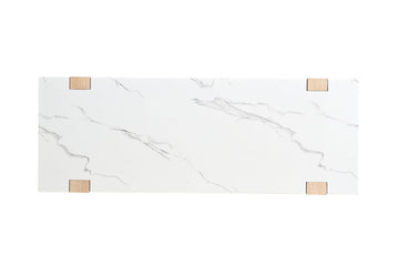 Sundbry White/Natural Sofa Table - Ornate Home